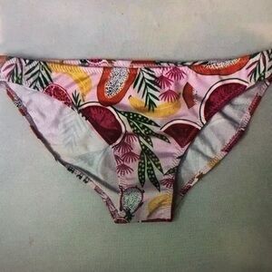 Tropical Print Kids Bikini Bottom